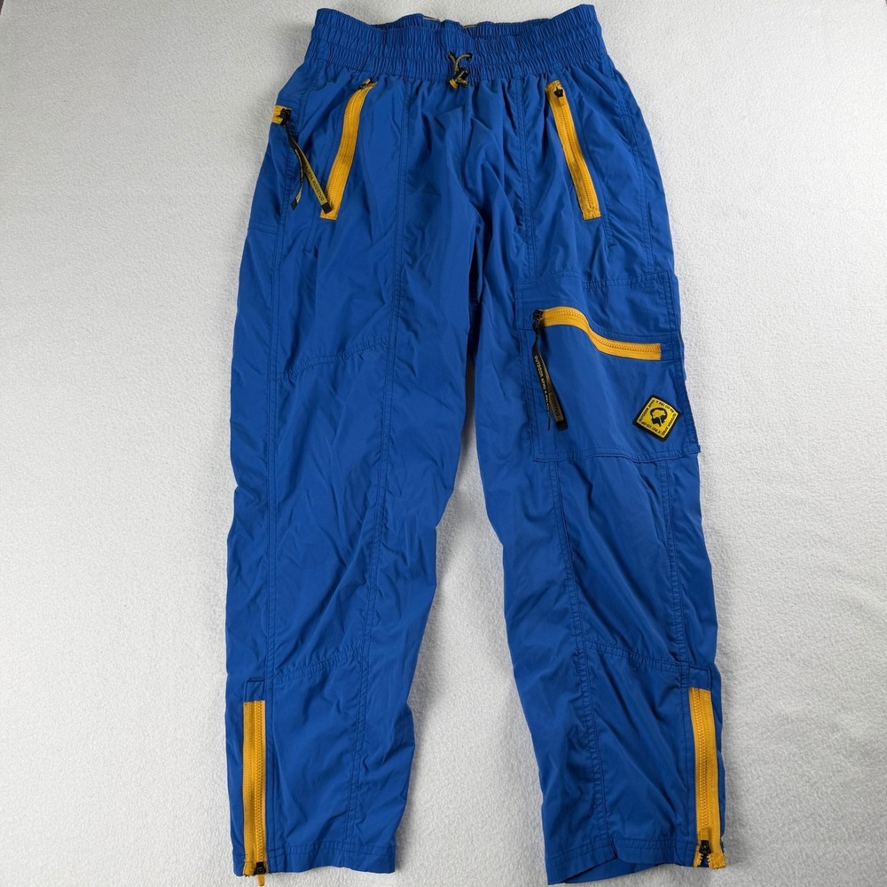 Rei Co-op x Outdoor Women's Afro Trail Hiking Pants Blue Yellow 8 Petite - Picture 6 of 11